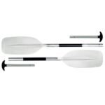 Pagaie canoë Egalis Twin Evo Convertible - alu - 4 parties - 140/210 cm