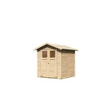 Abri de jardin Dahme 3 de 3,31m² panneaux bois 14mm - Karibu