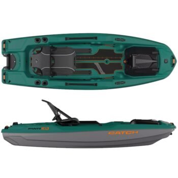 Kayak de pêche Pelican Catch PWR 100 Forest