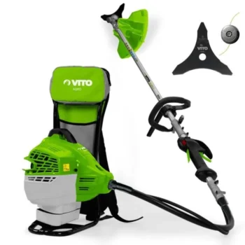 Débroussailleuse Thermique à Dos VITO 47 cm³ – Coupe 25 cm, Puissante et Confortable