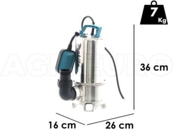 Pompe à immersion électrique pour eaux chargées Makita PF1110 – de 1100 watt