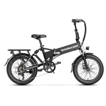 Vélo électrique fat bike pliant tout suspendue Velobecane Holy
